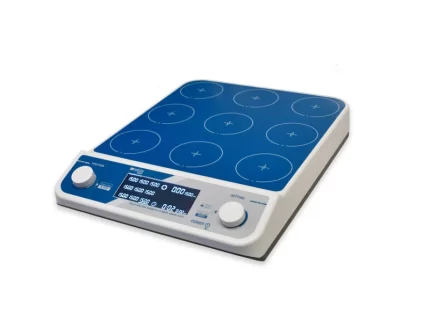 Agitator magnetic fara incalzire cu 9 posturi Nahita Blue LBJ003