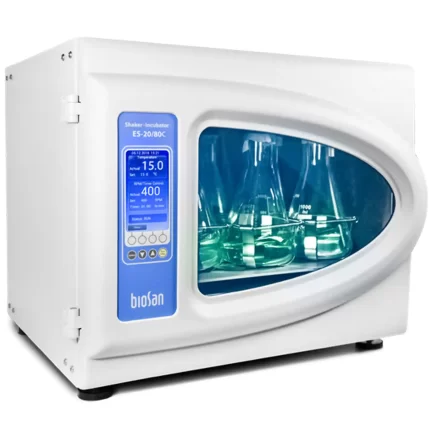 Incubator agitator orbital cu răcire ES-20/80C Biosan | 50-400 rpm